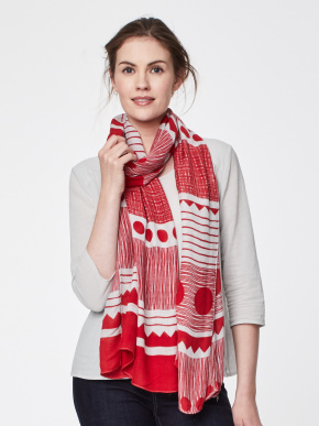 Ergas puna-valge sall