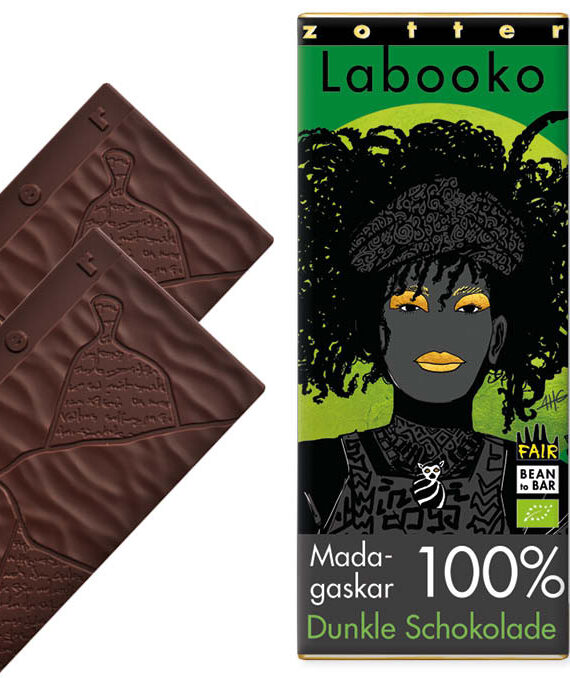 Suhkruvaba tume šokolaad “Madagaskar 100%”, VEGAN