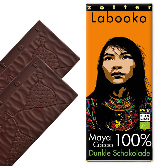 Zotter, tume šokolaad Maya 100%