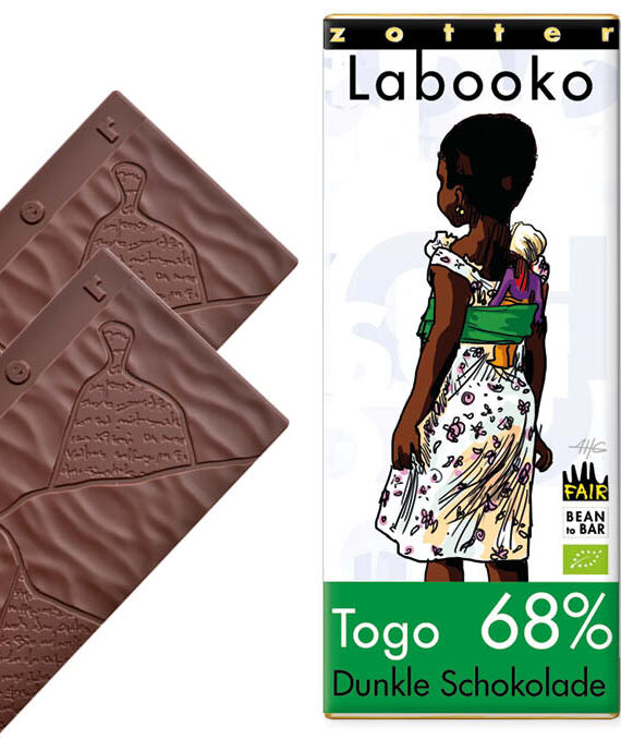 Tume šokolaad “Togo 68%”, VEGAN