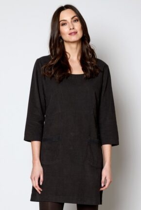 Peenetriibulisest velvetist kleit-tuunika