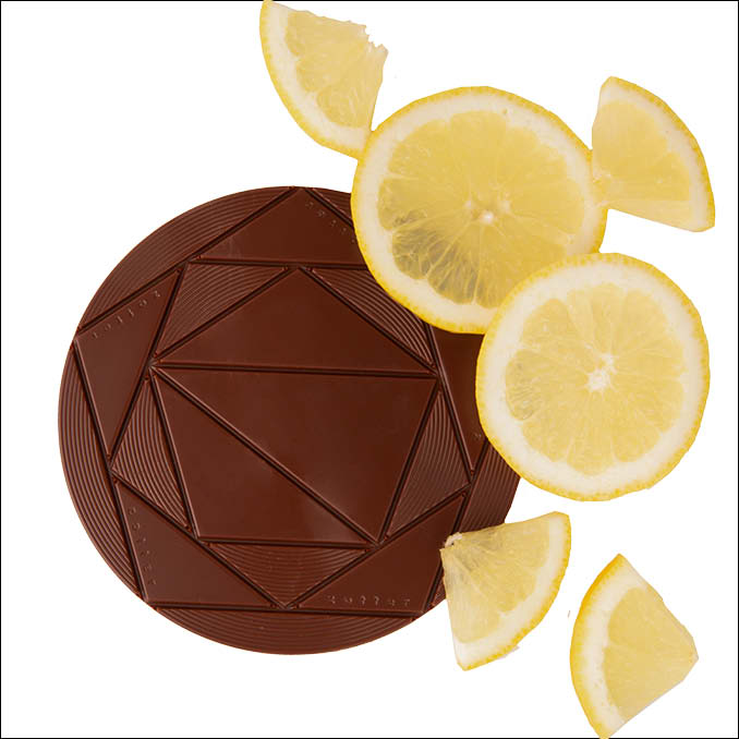 Zotter – Sidrun kakaos (tume šokolaad sidruni kuvertüüriga)