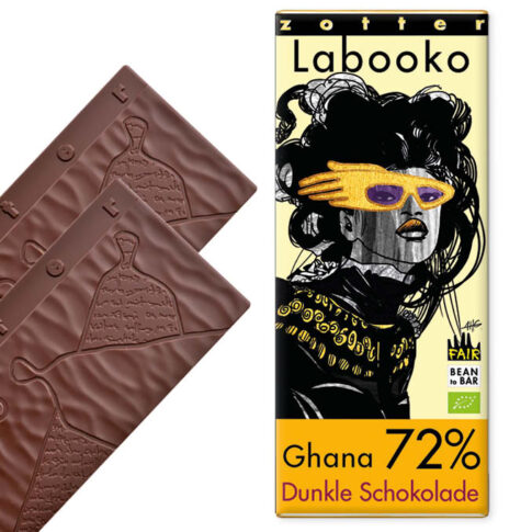 Zotter, Šokolaad "Ghana 72%", VEGAN