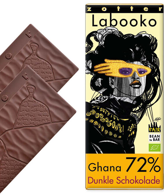 Šokolaad “Ghana 72%”, VEGAN