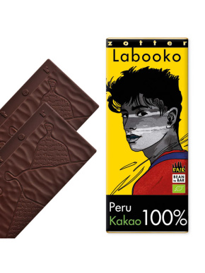 Suhkruvaba tume šokolaad “Peruu 100%”, VEGAN