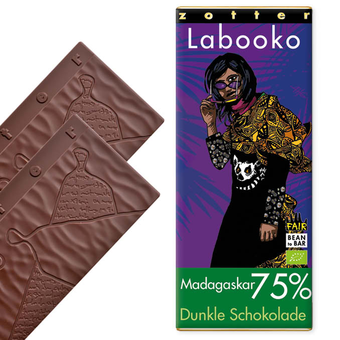 Tume šokolaad "Madagaskar 75%", VEGAN