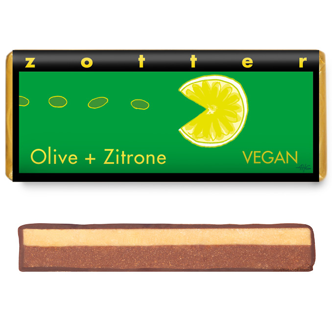 Zotter, Šokolaad „Oliivid + sidrun“ – VEGAN