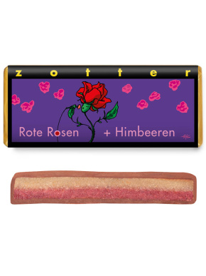 Šokolaad „Punased roosid + vaarikad“