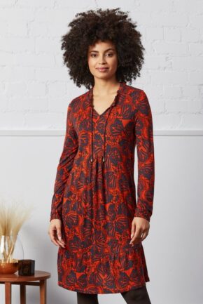 Kroogetega kleit-tuunika EcoVero nr 44, 48