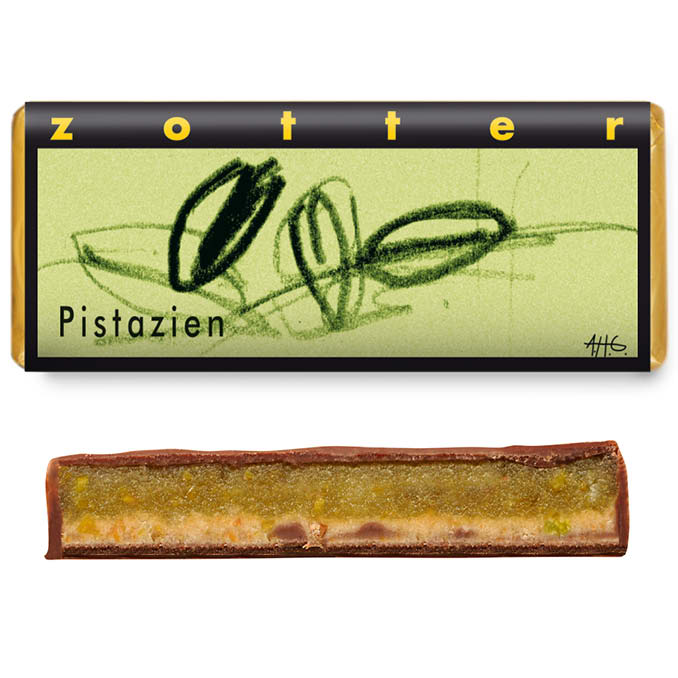 Šokolaad "Pistaatsiad", Zotter