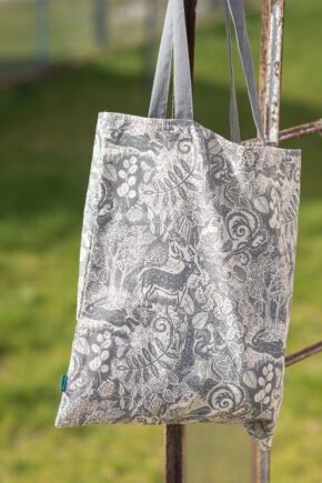 Puuvillane ostukott “Must mets”