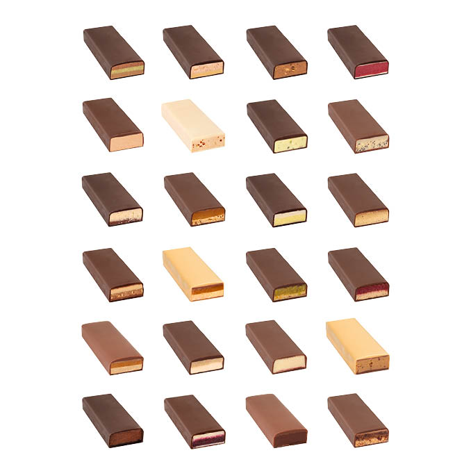 Advendikalender – kihilise täidisega šokolaadid 2025 4 Advendikalender – kihilise täidisega šokolaadid 2024