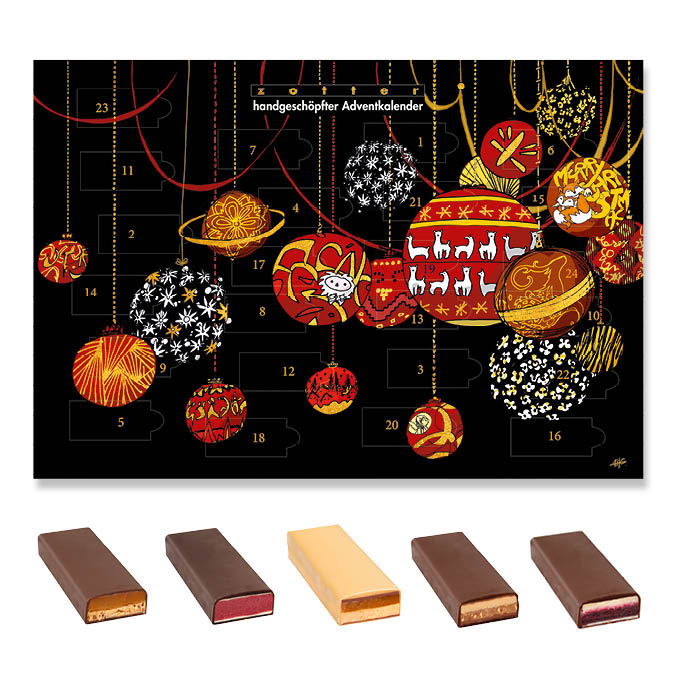 Advendikalender – kihilise täidisega šokolaadid 2025 3 Advendikalender – kihilise täidisega šokolaadid 2024