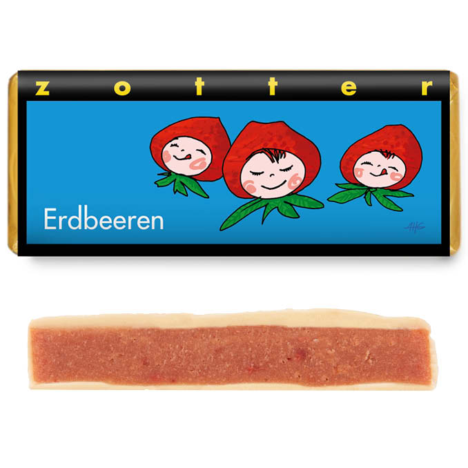 Šokolaad "Maasikad", Zotter