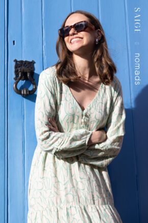 Linasegune volangiga midikleit nr 44, 48