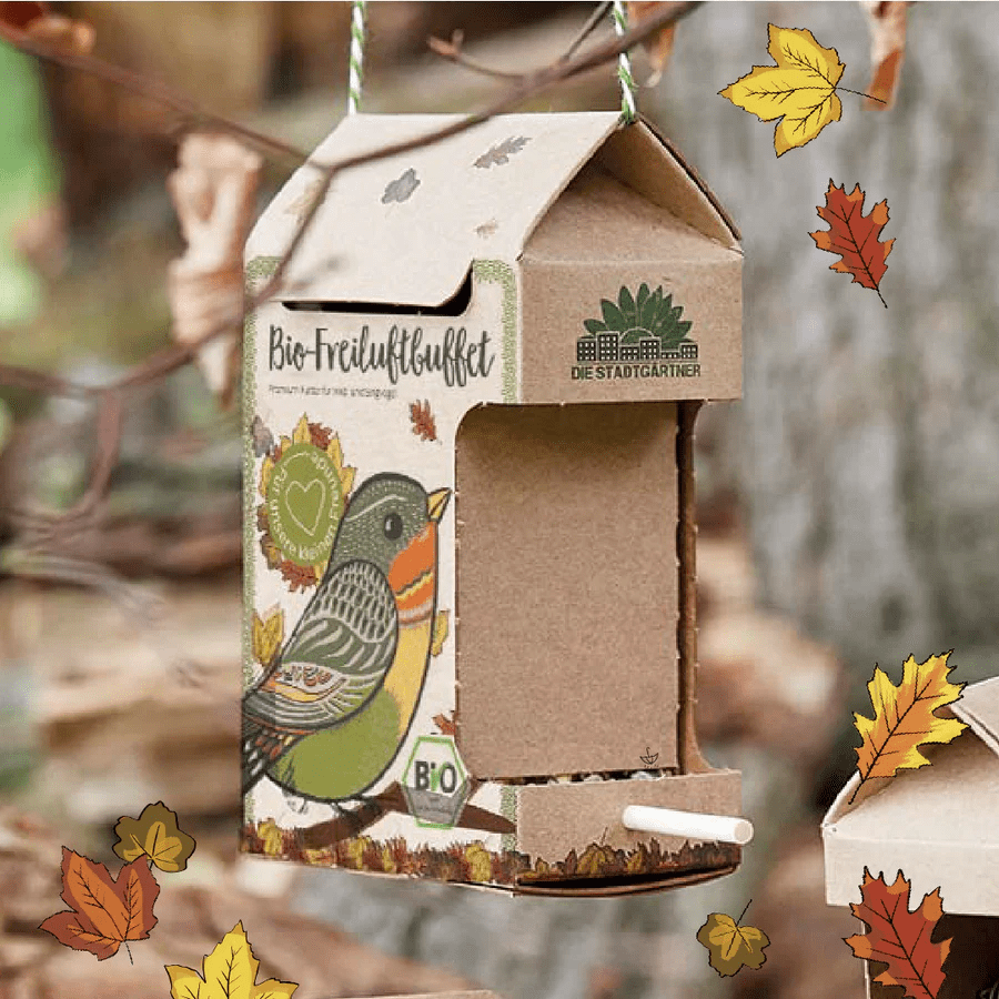 Komplekt „Lindude söögimaja ja mahe linnutoit“ 1 Komplekt „Lindude söögimaja ja mahe linnutoit“