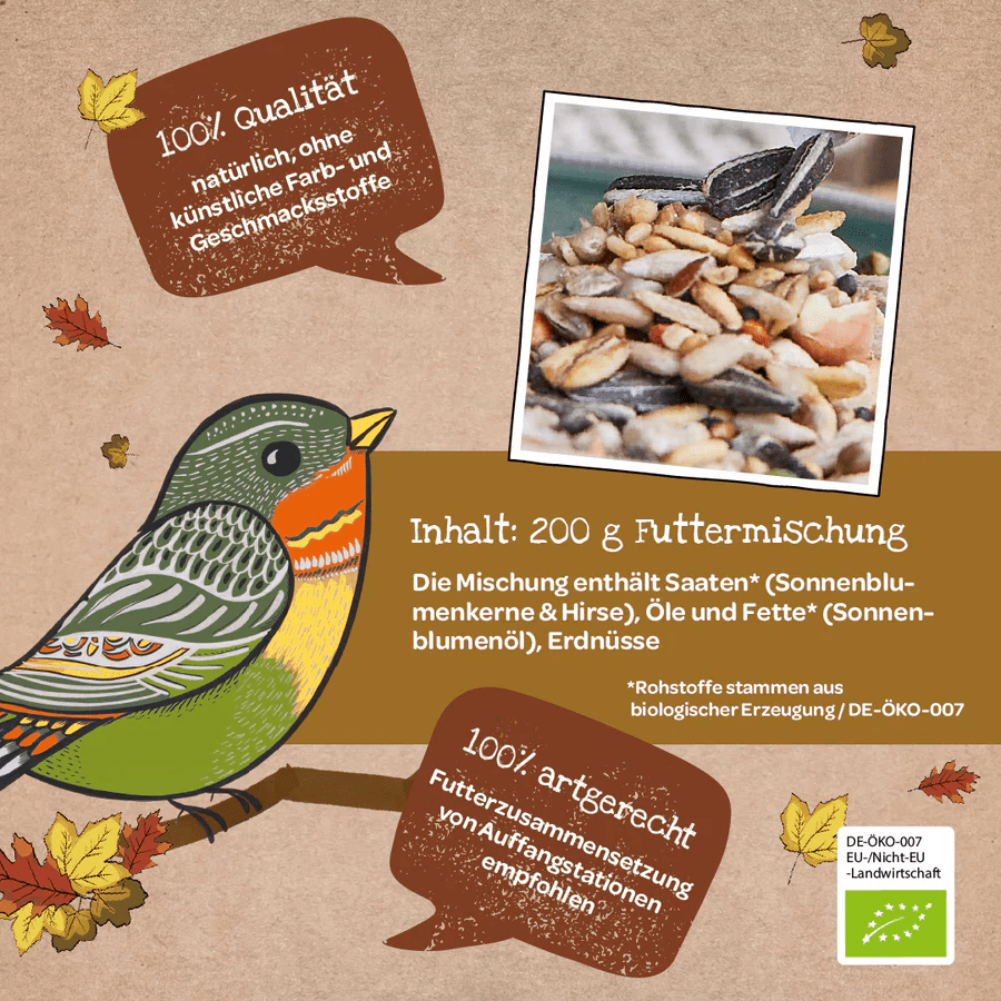 Komplekt „Lindude söögimaja ja mahe linnutoit“ 3 Komplekt „Lindude söögimaja ja mahe linnutoit“