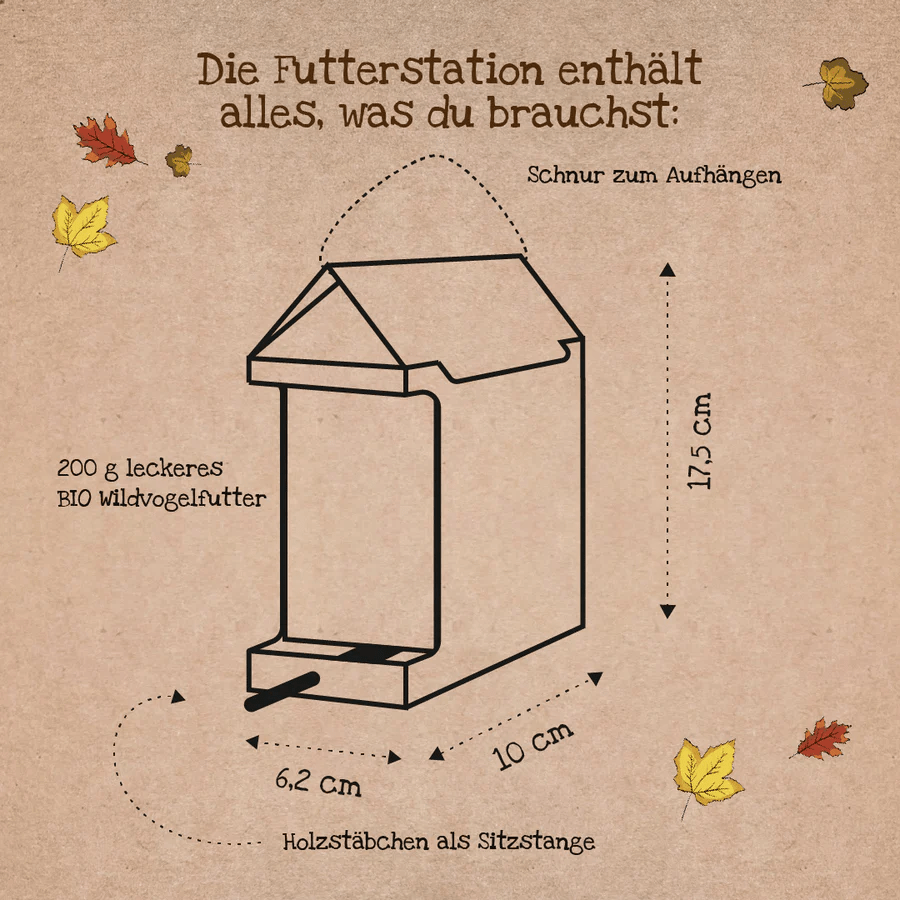 Komplekt „Lindude söögimaja ja mahe linnutoit“ 4 Komplekt „Lindude söögimaja ja mahe linnutoit“