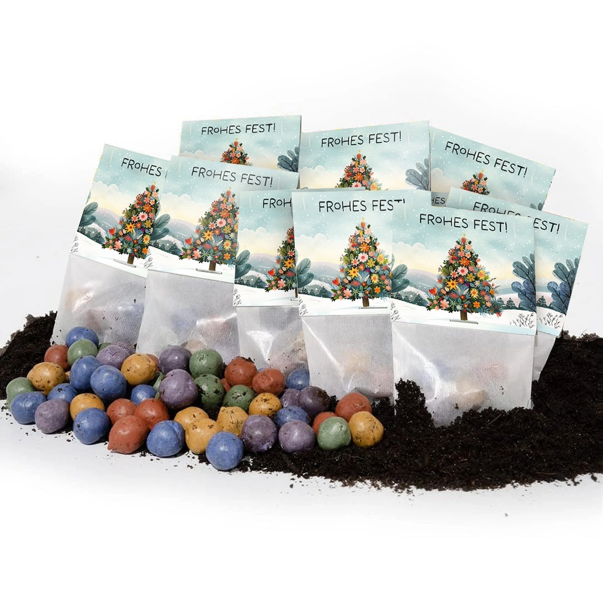 „Häid jõule!“ – värvilised lilleseemne pallid 5 „Häid jõule!“ – värvilised lilleseemne pallid - Image 5