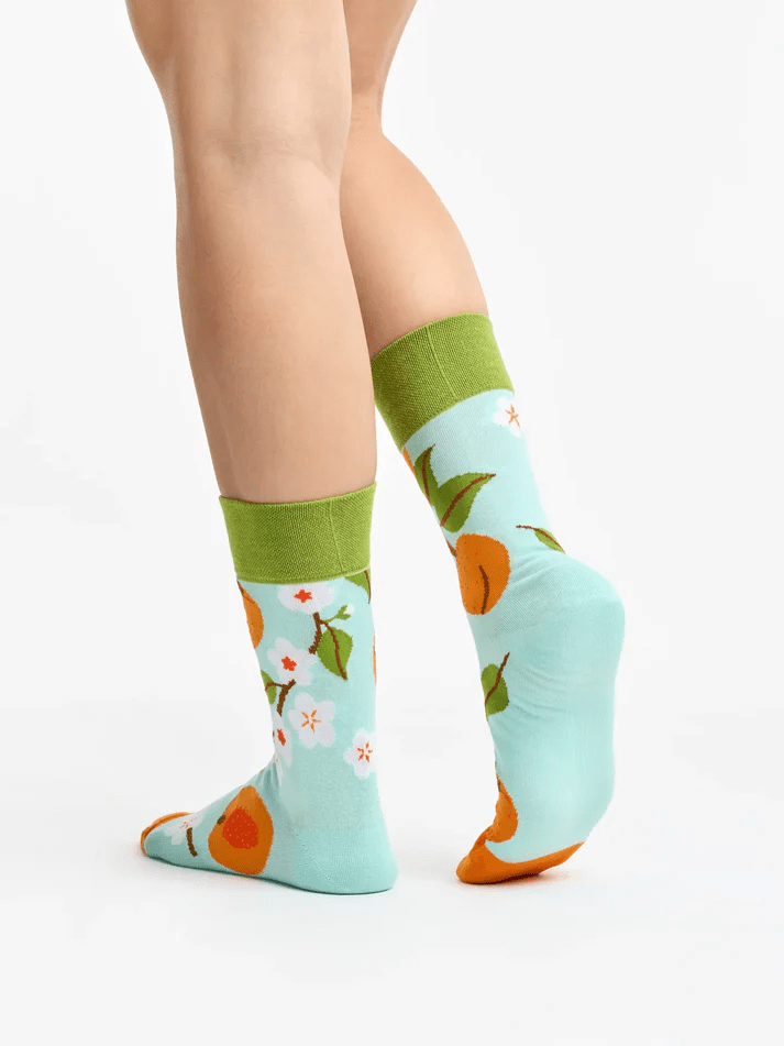 Lustlikud sokid "Aprikoosid" 5 Lustlikud sokid "Aprikoosid"