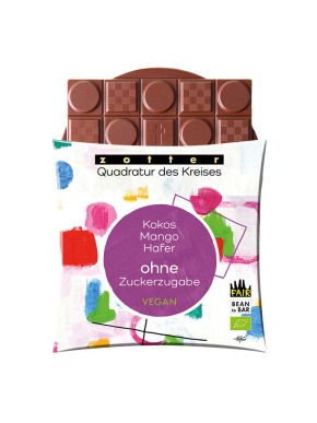 Šokolaad „Kookos-mango-kaer“, VEGAN