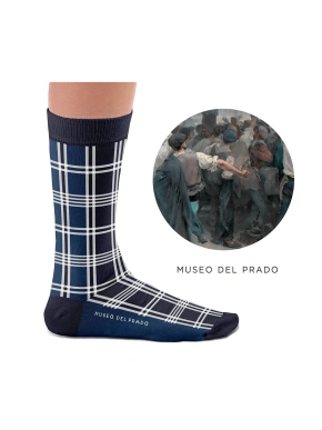 Tartan sinised sokid