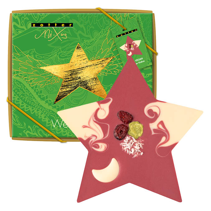 Zotter. Vaarika-kookose šokolaaditäht VEGAN