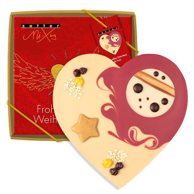 Puna-valge šokolaadisüda kaneeliga, Delux 2 Puna-valge šokolaadisüda kaneeliga, Delux