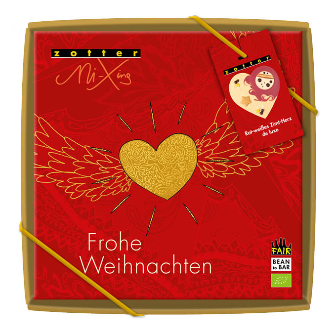 Puna-valge šokolaadisüda kaneeliga, Delux 4 Puna-valge šokolaadisüda kaneeliga, Delux