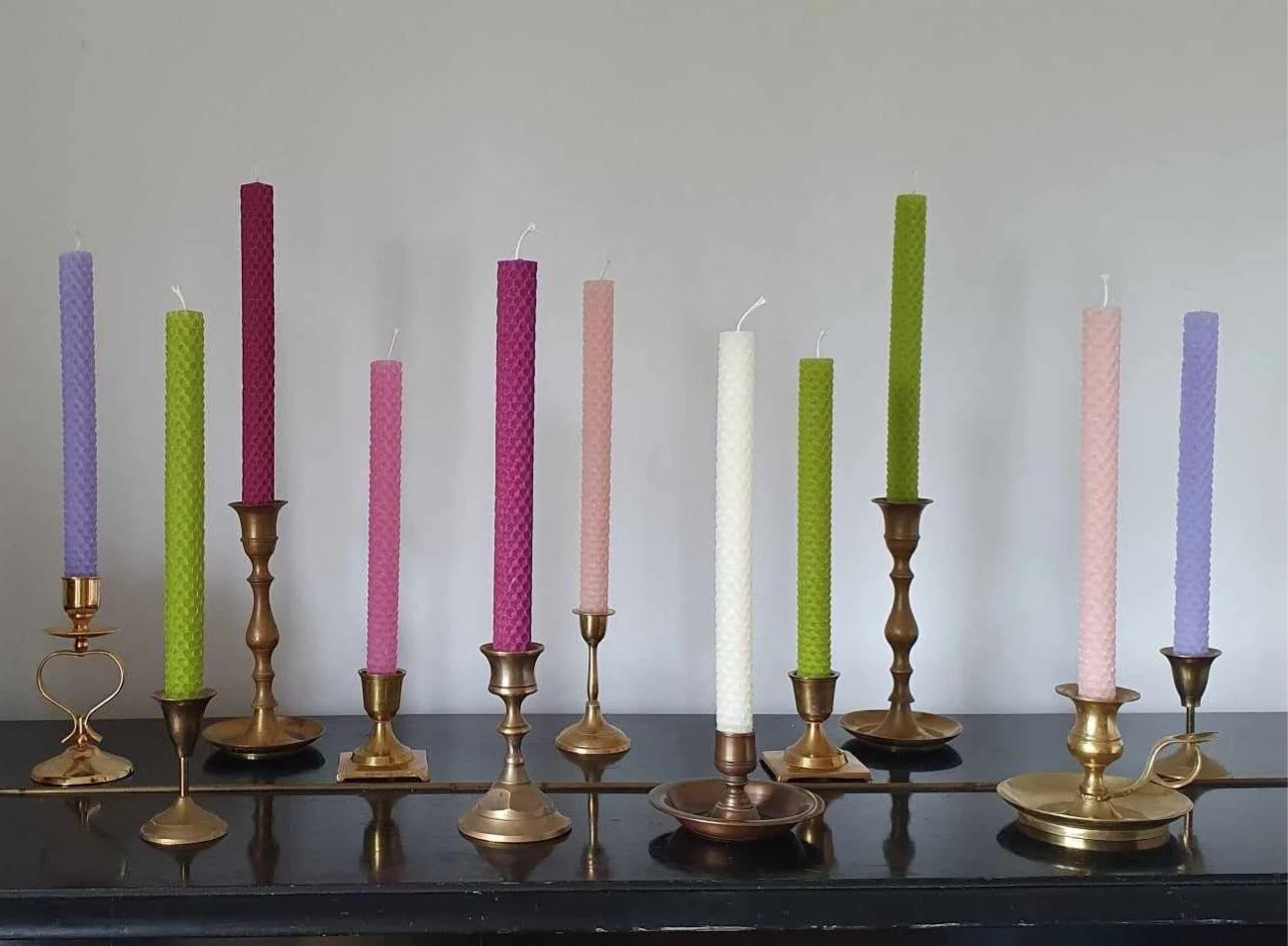 Meeilu mesilasvahast kärjeküünlad