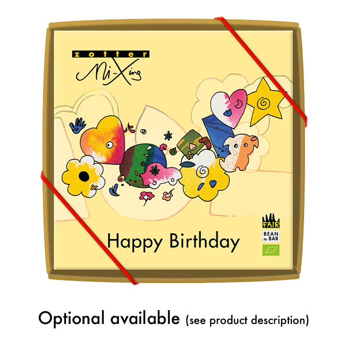 Šokolaadisüda kinkekarbis "Palju õnne sünnipäevaks!" 3 Šokolaadisüda kinkekarbis