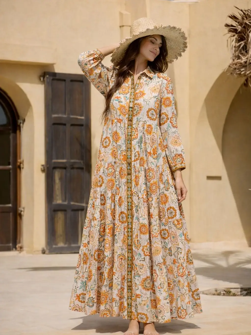 Boho stiilis maksikleit