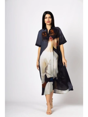 Viskoosist kaftan “Muusa”