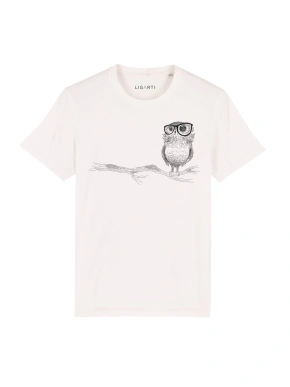 Ökopuuvillast T-särk “Öökull”