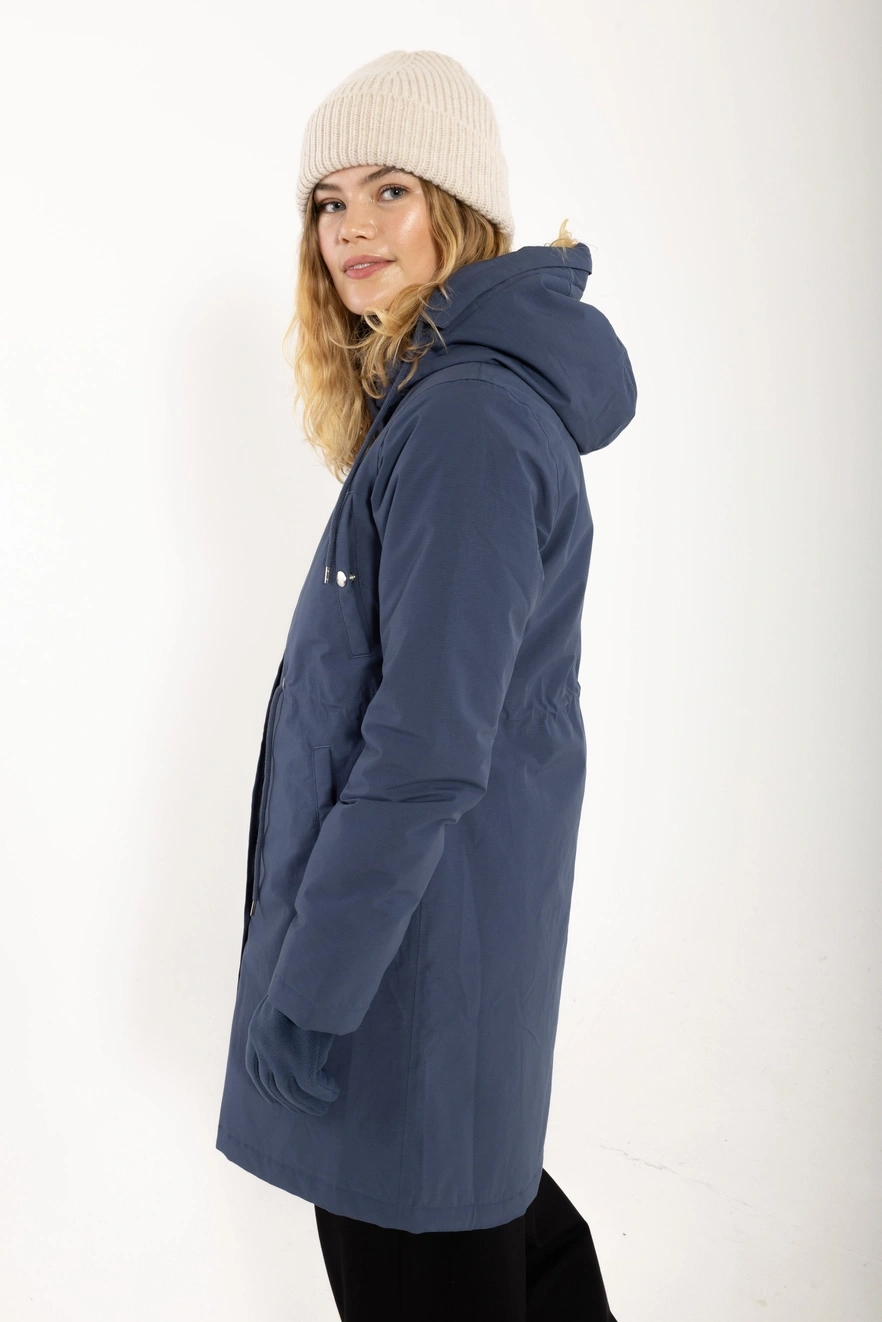 Naiste talveparka 4 Naiste talveparka, hallikassinine