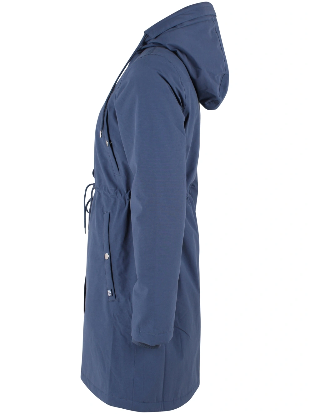 Naiste talveparka 7 Naiste talveparka, hallikassinine - külgvaade
